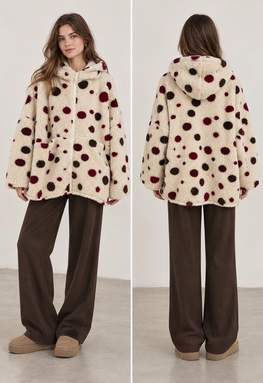 Oversized Hooded Coat