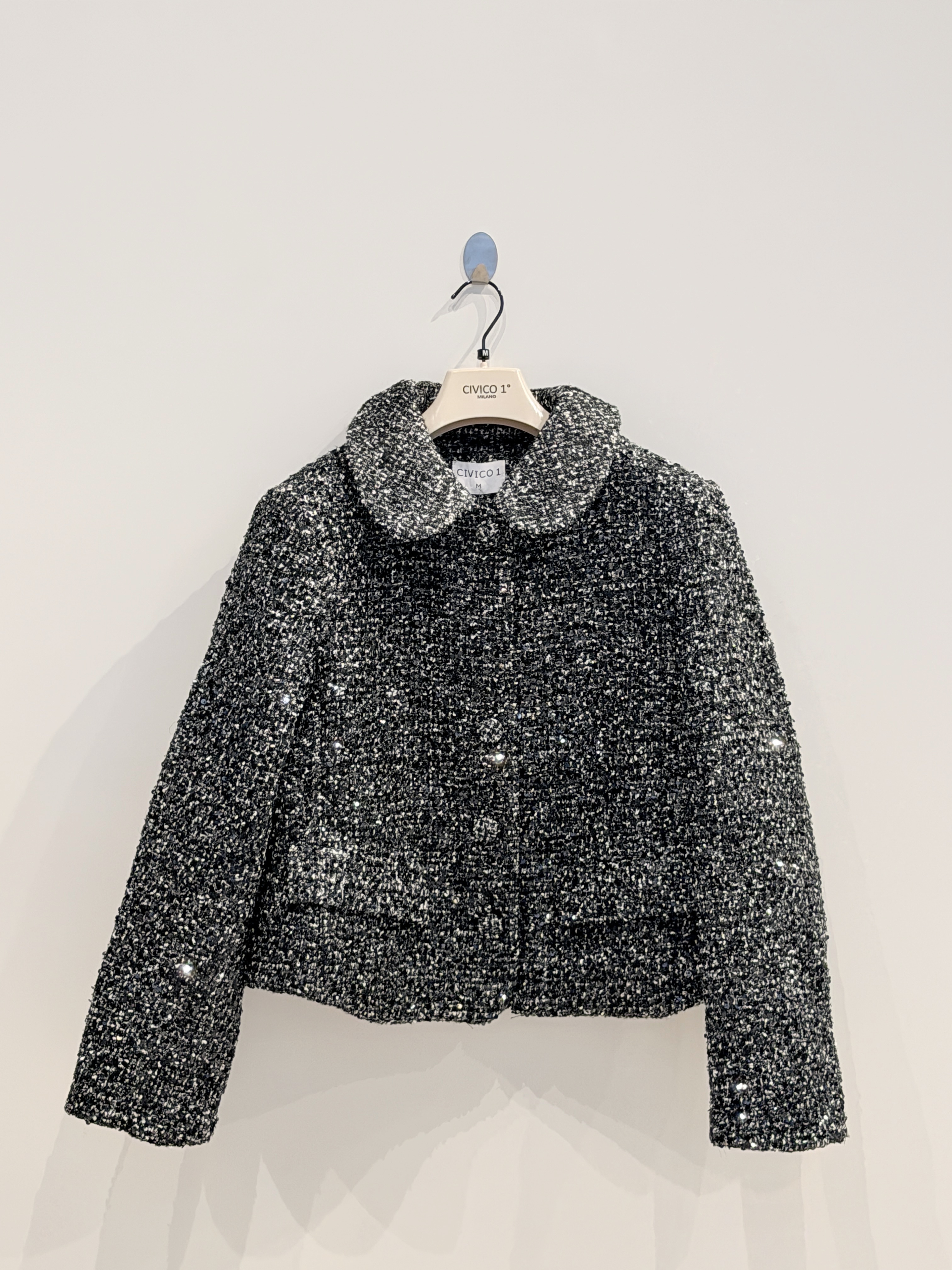 Cropped Collar Jacket