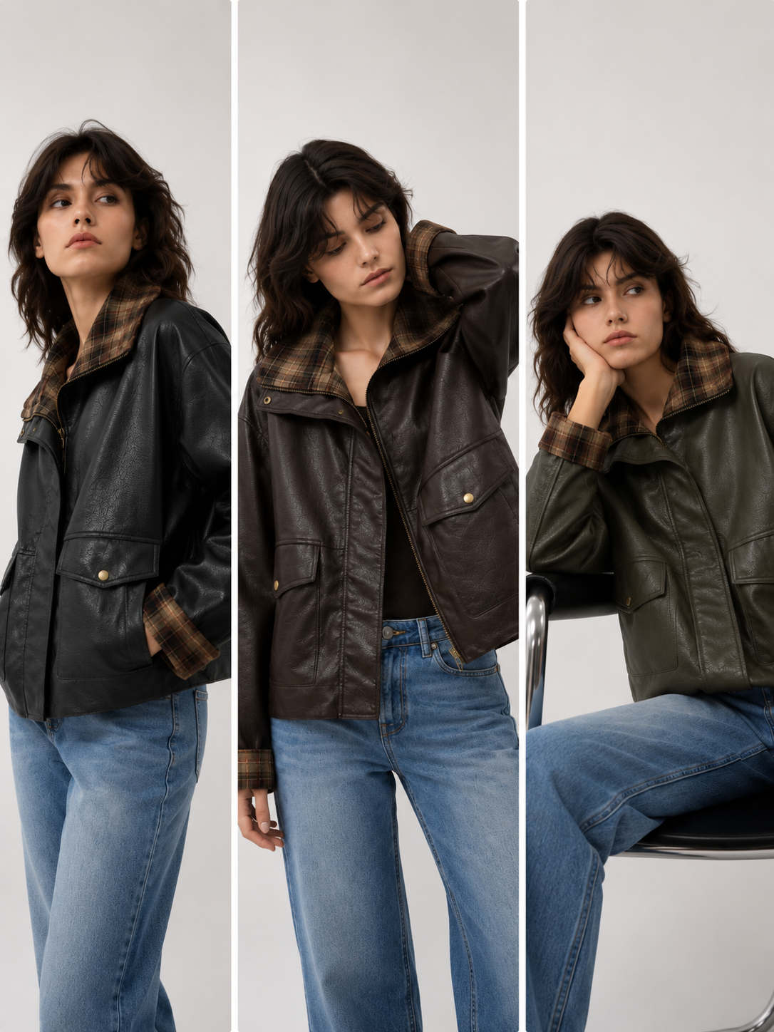 Oversized Jacket with Collar