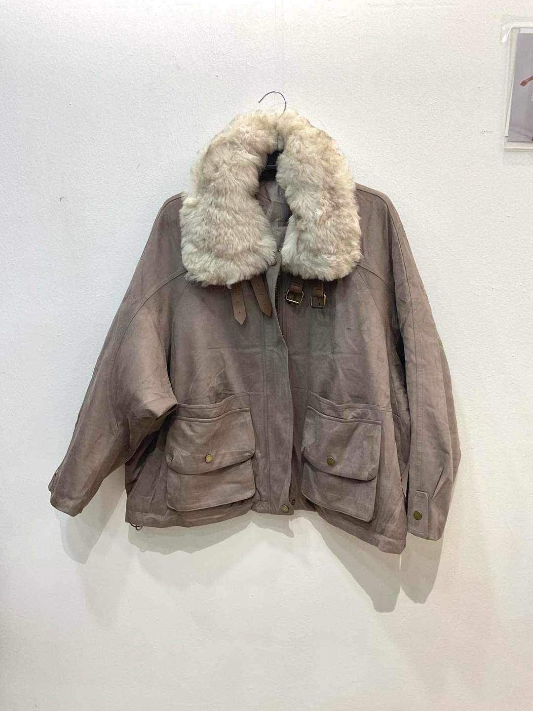 Oversized Jacket with Collar