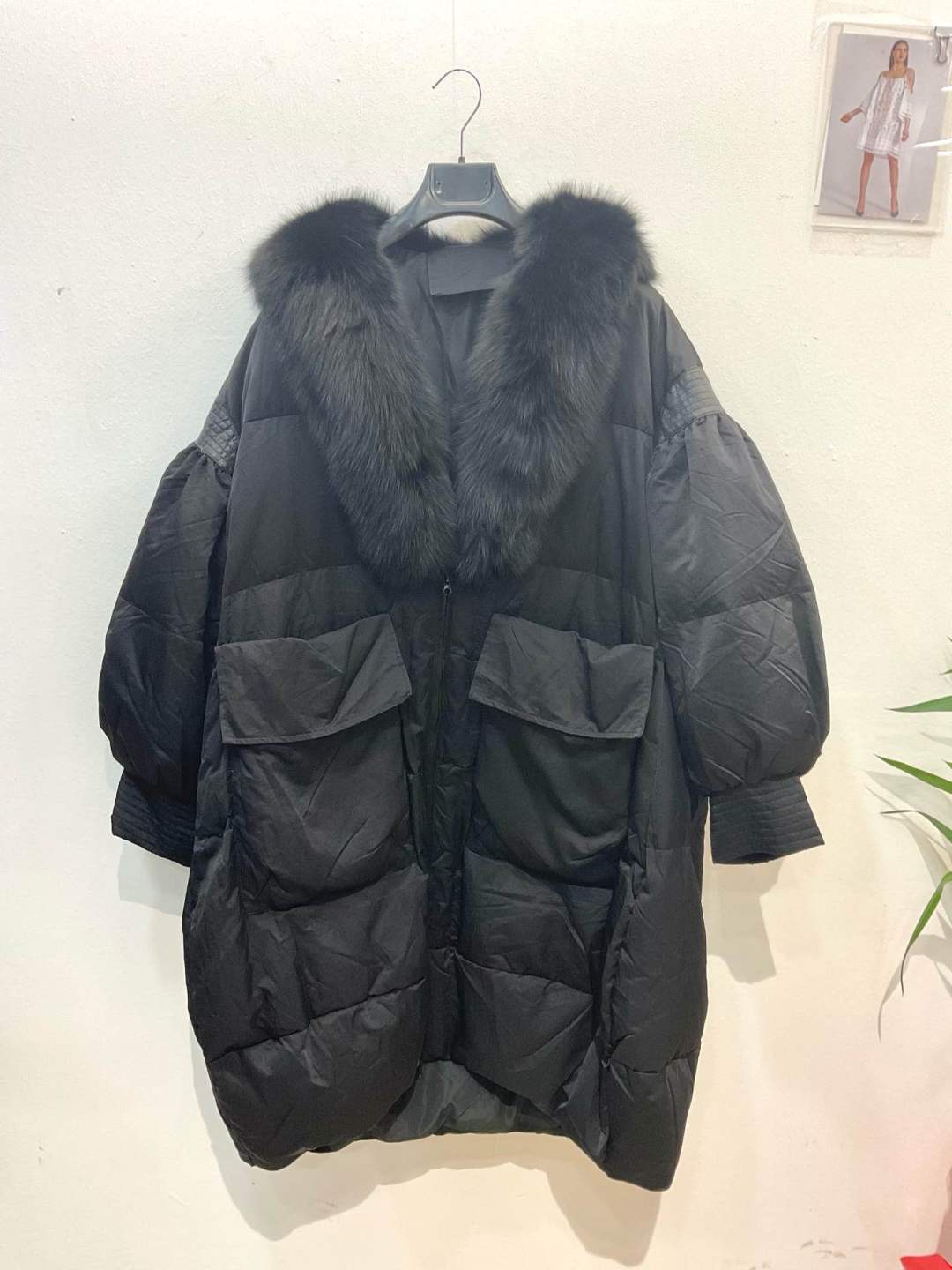 Oversized Quilted Coat