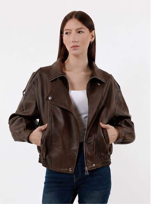 Oversize Jacket with Collar