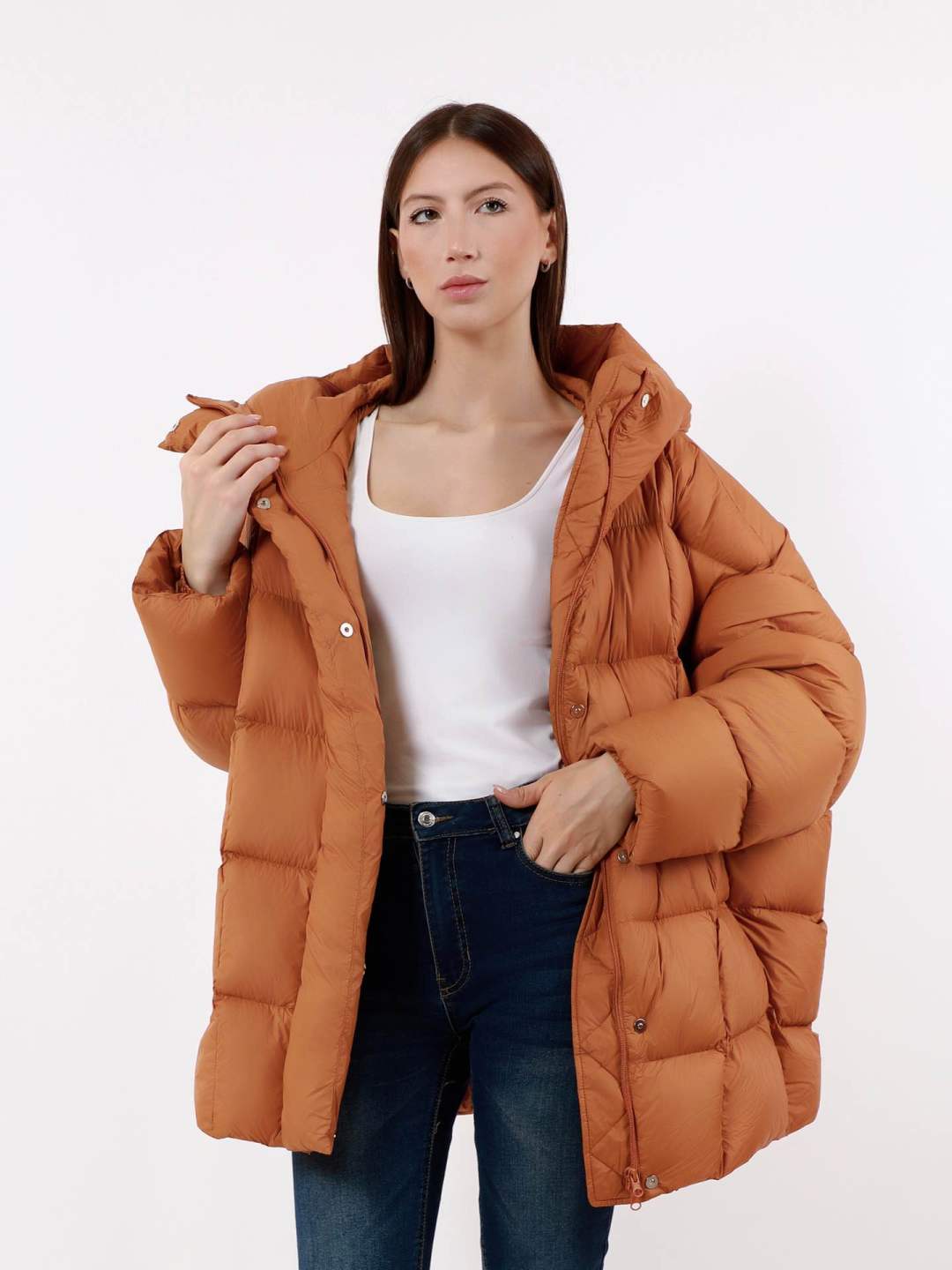 Oversize Hooded Coat
