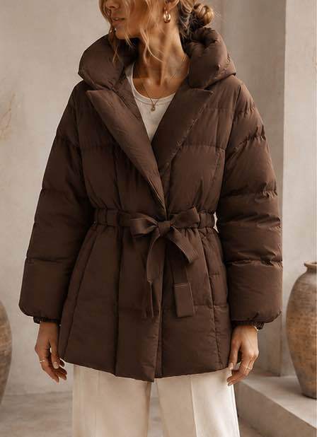 A-line Hooded Coat