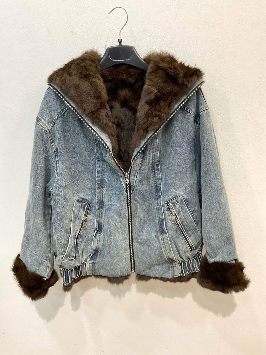 Denim Jacket with Hood