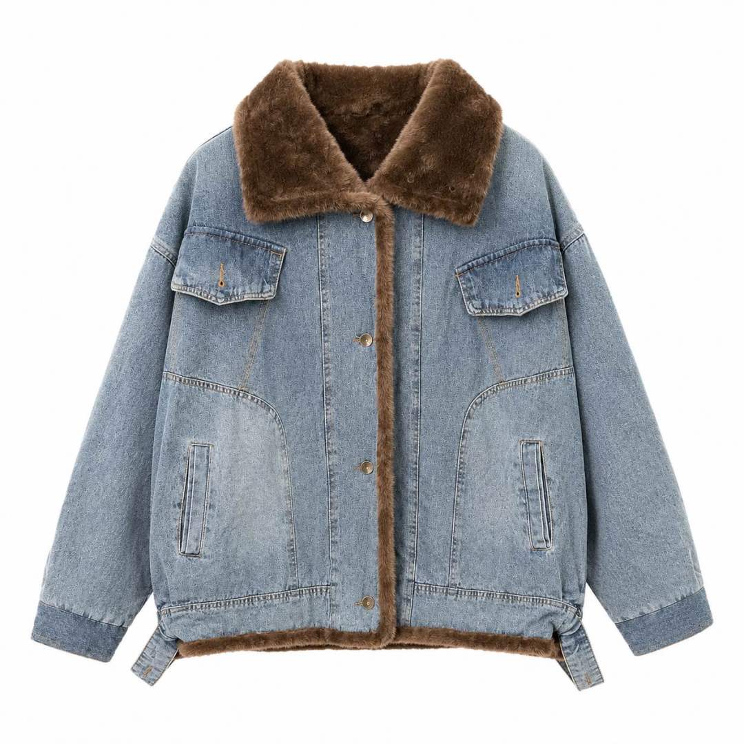 Oversize Jacket with Collar
