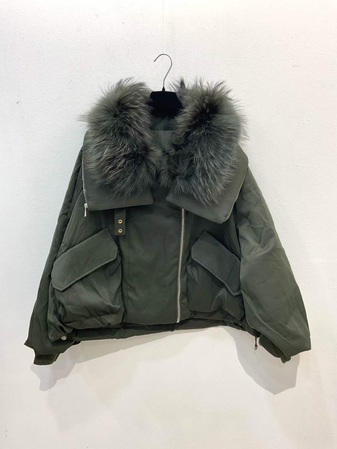 Oversize Jacket with Fur