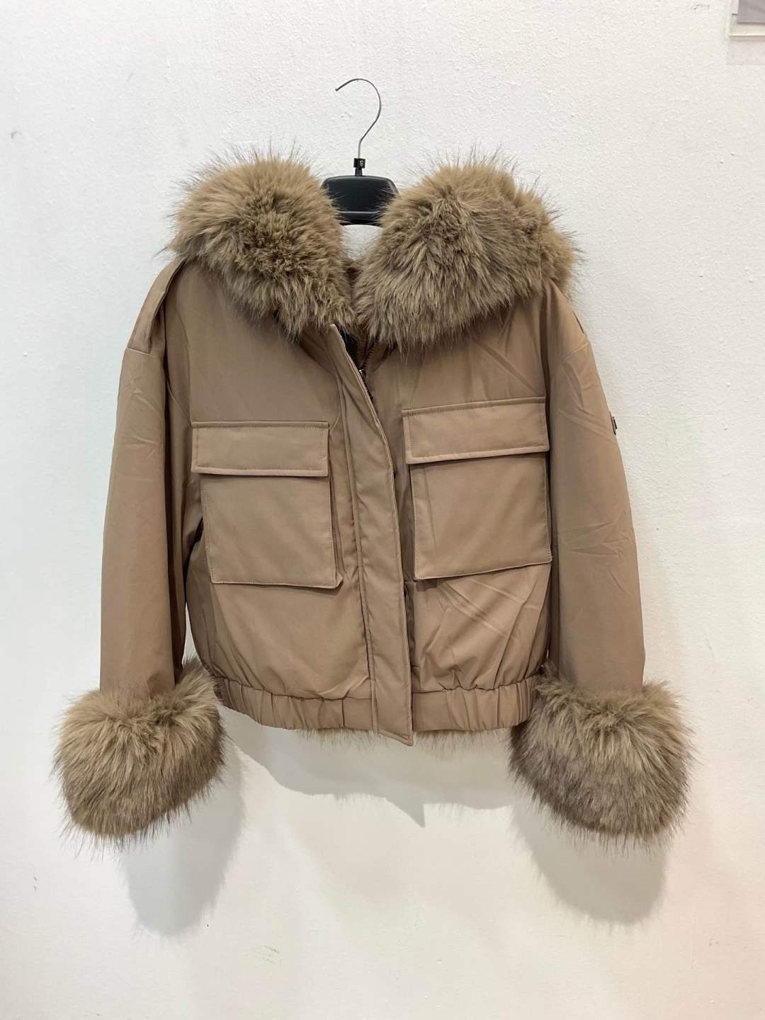 Cropped Hooded Jacket