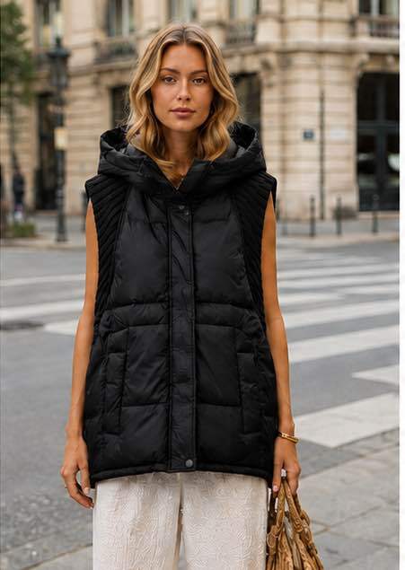 Quilted Hooded Gilet