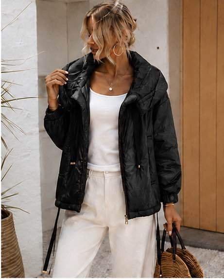 Quilted Hooded Jacket