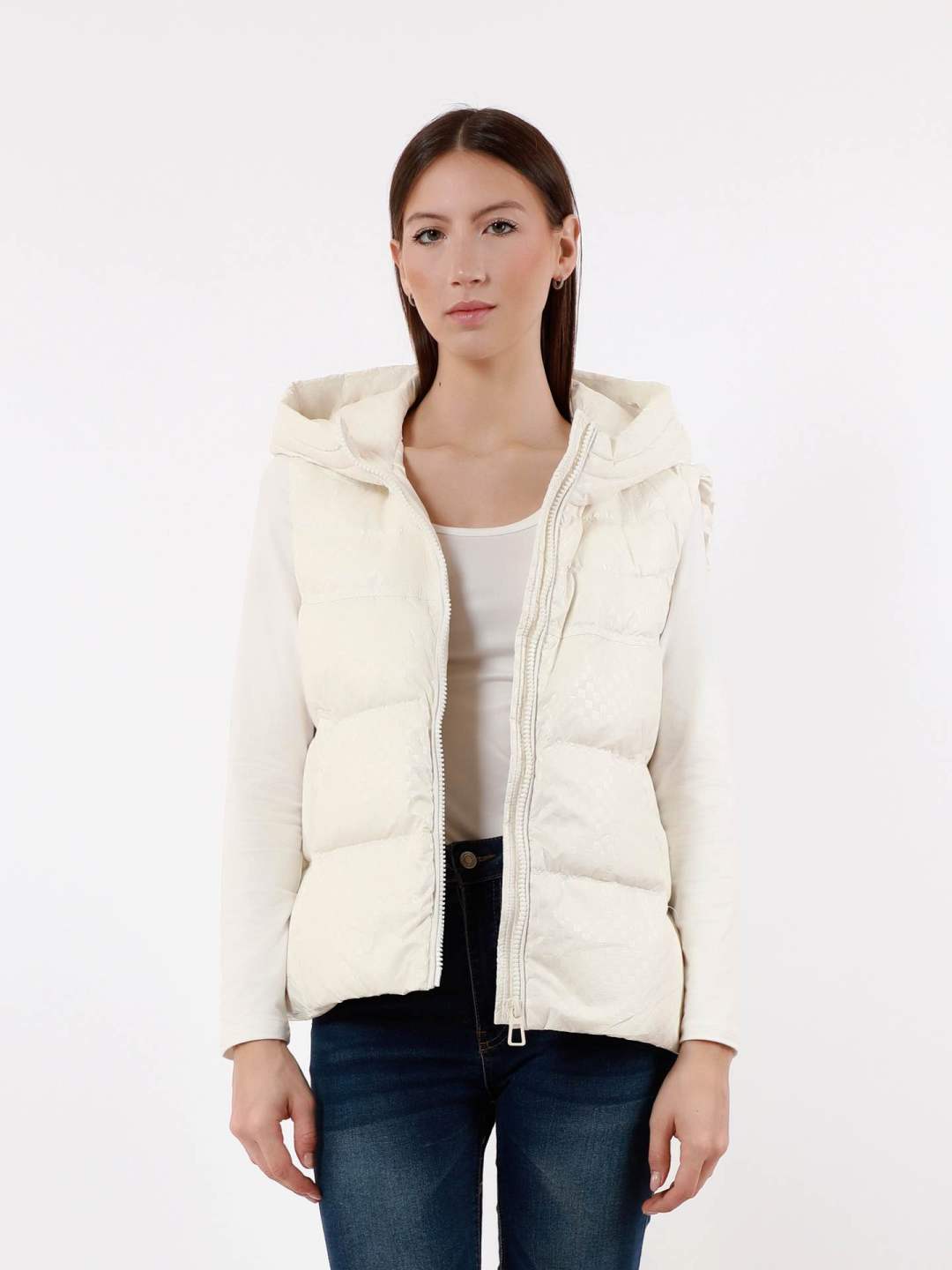 Quilted Hooded Vest
