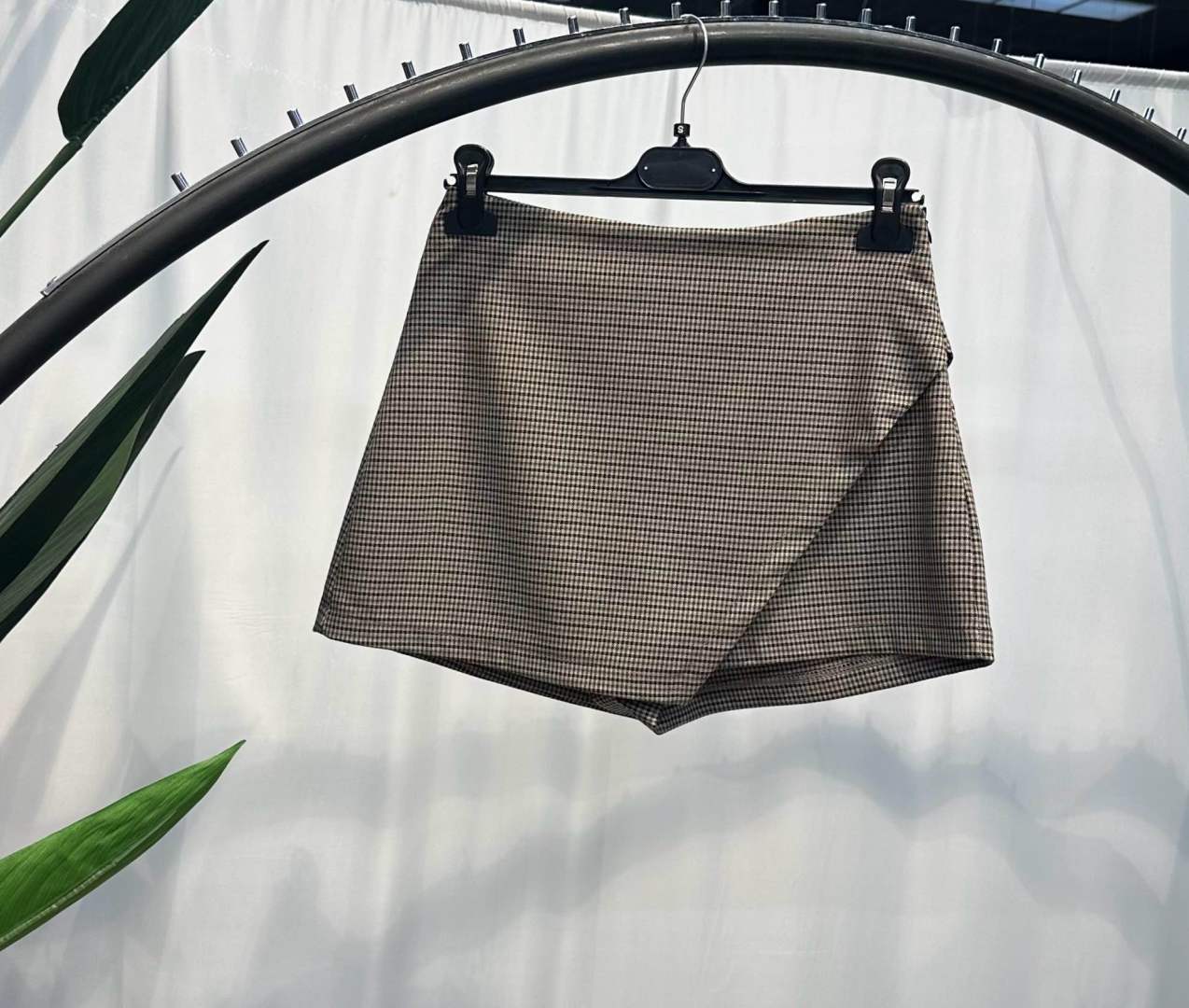 Regular Fit Checked Shorts