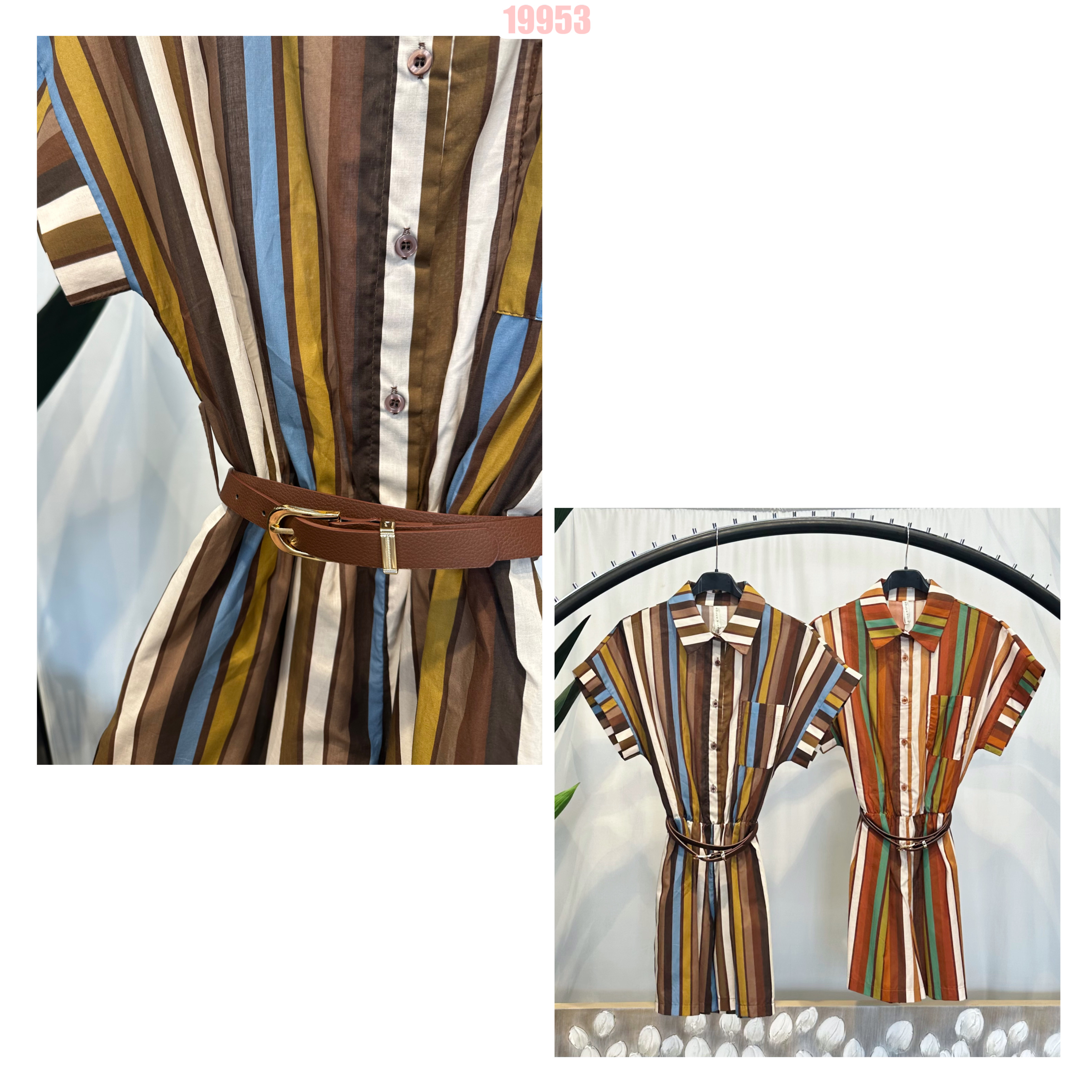 Shirt Dress with Belt