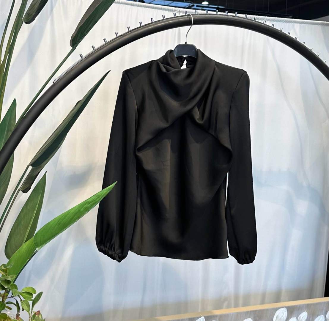 Cowl-Neck Blouse