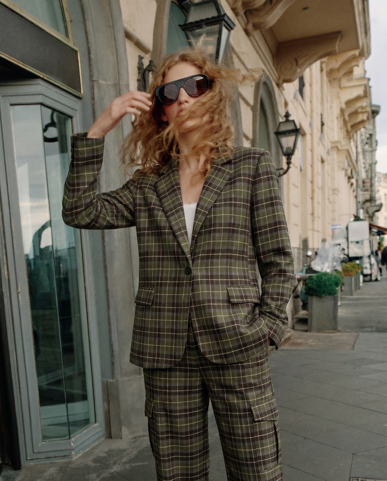 Hip-Length Tailored Blazer