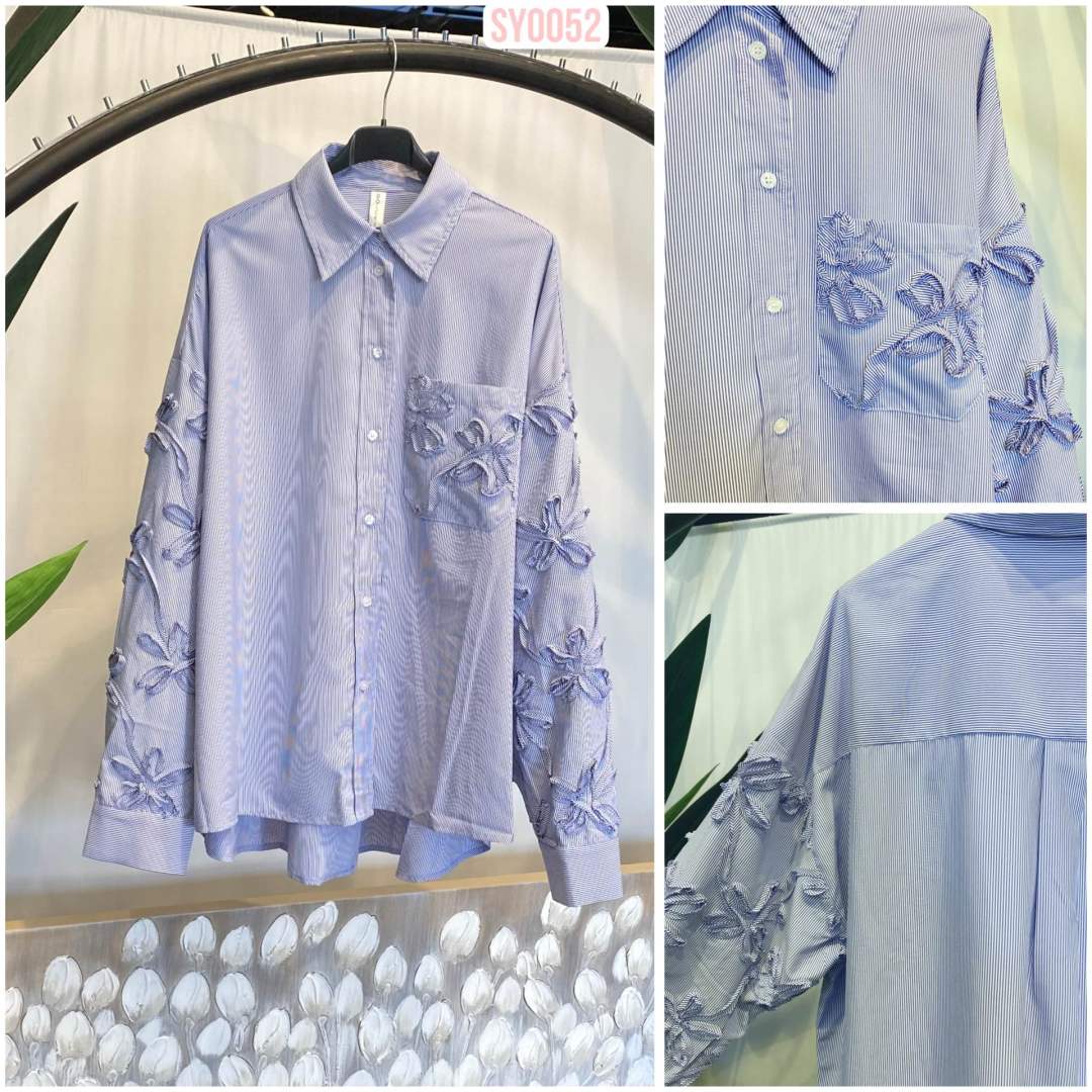 Oversized Embroidered Shirt