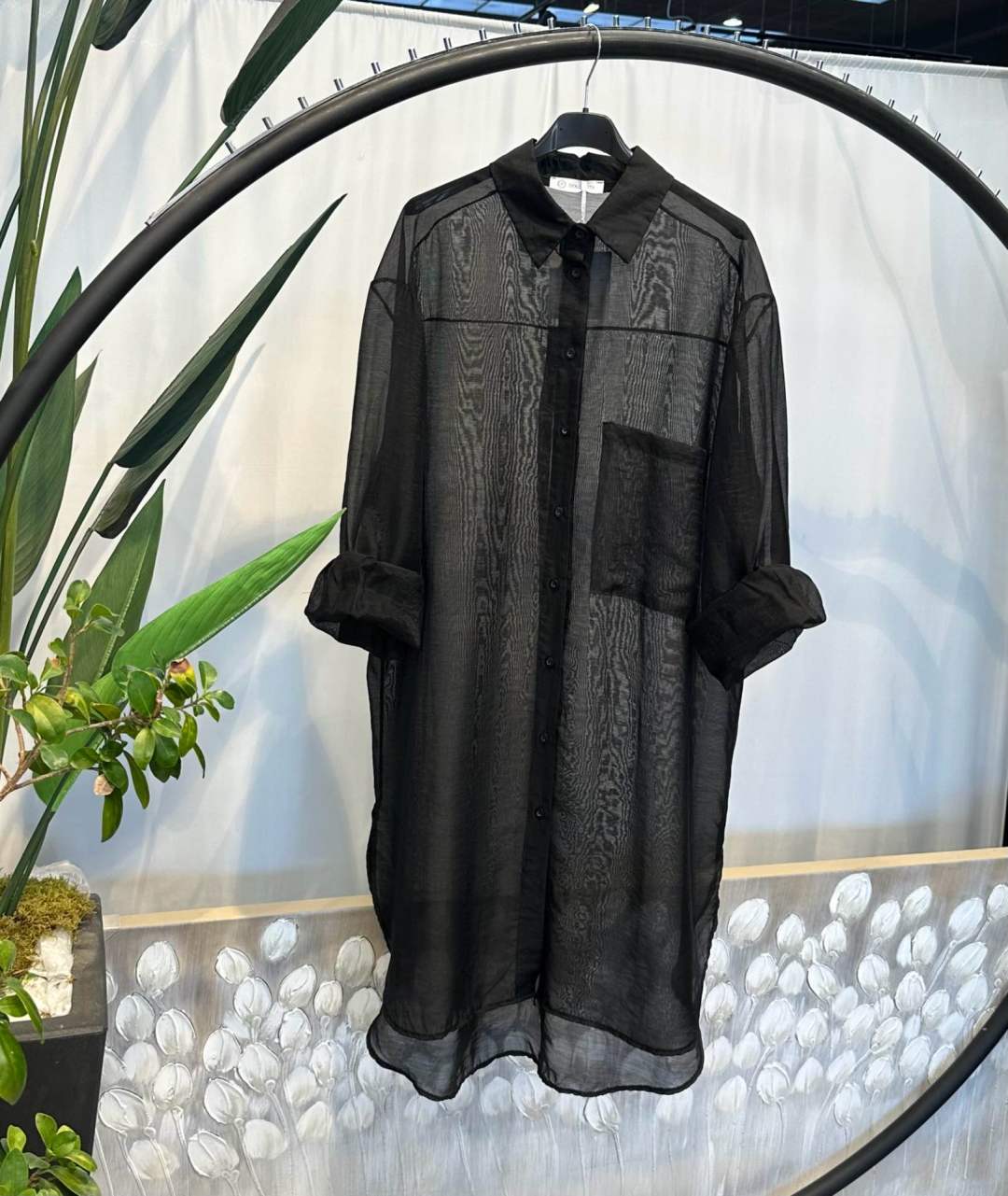 Shirt Tunic with Collar