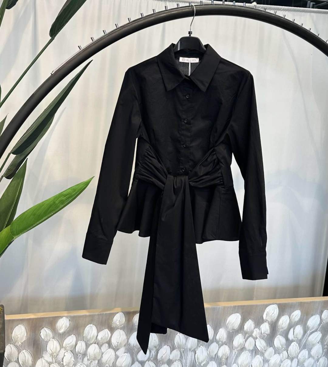 Regular Fit Shirt with Peplum