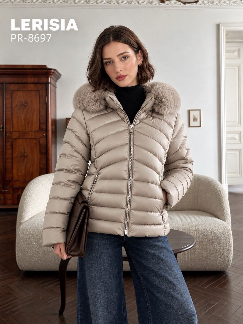 Fitted Jacket with Hood