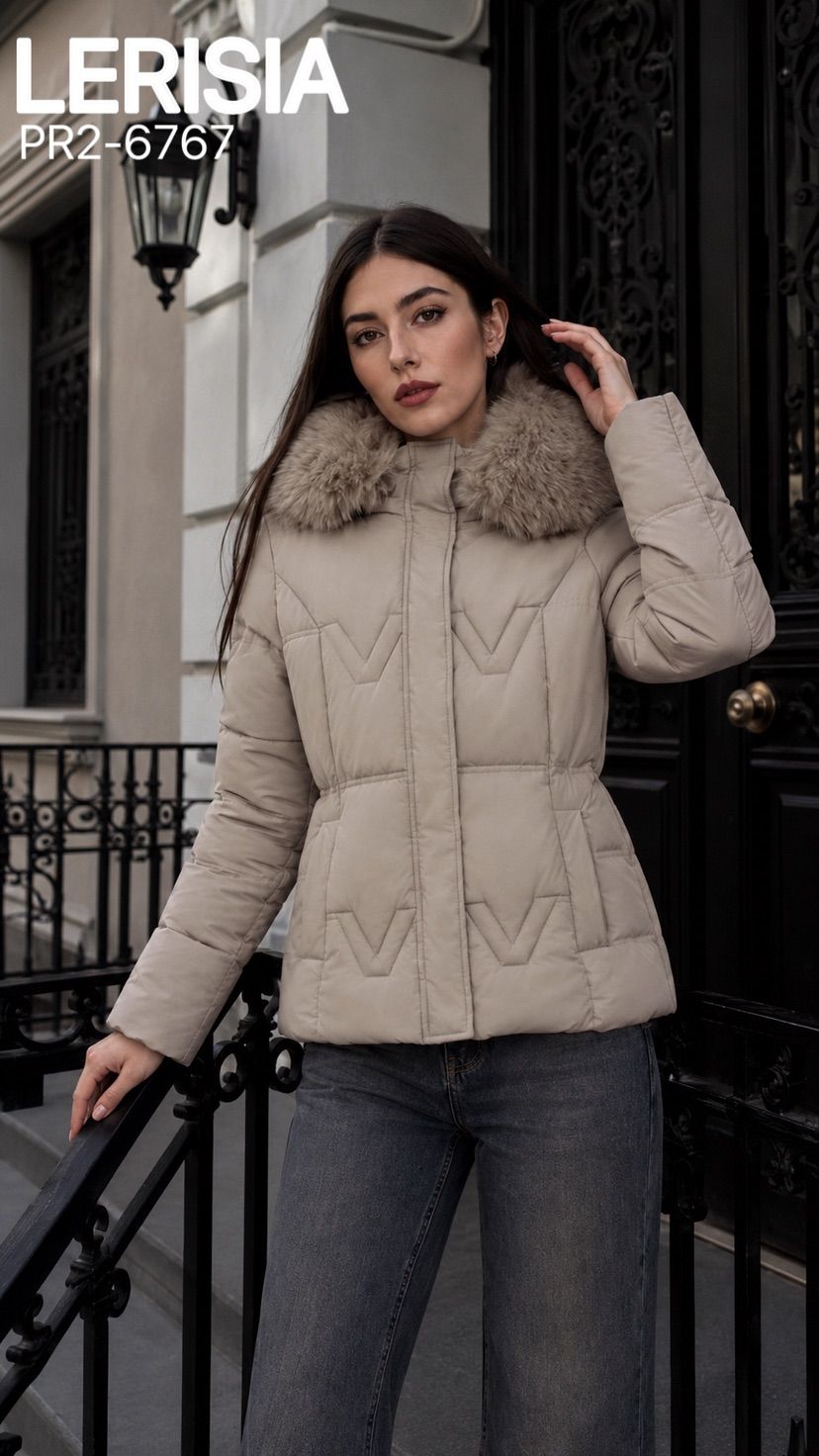 Quilted Hooded Jacket