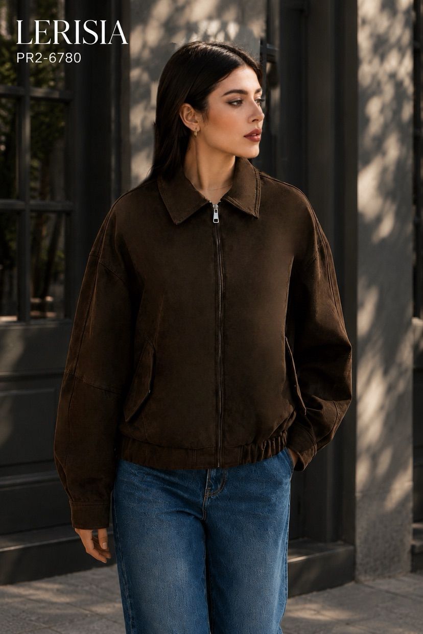 Oversized Bomber Jacket