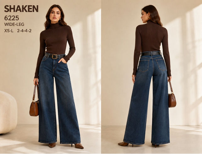 Wide-Leg Jeans