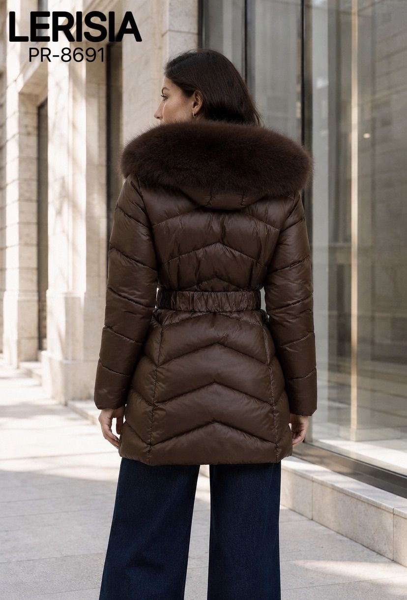 Quilted Hooded Coat