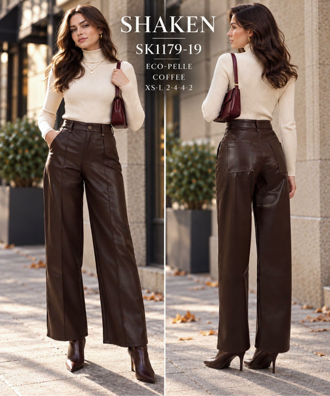 Wide-Leg Trousers with Pockets