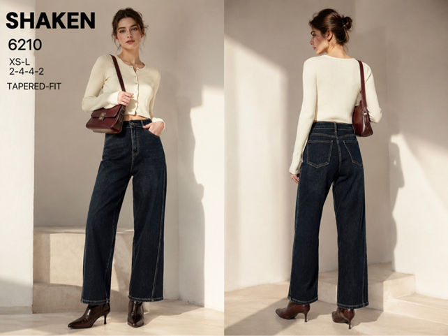 High-Rise Wide-Leg Jeans