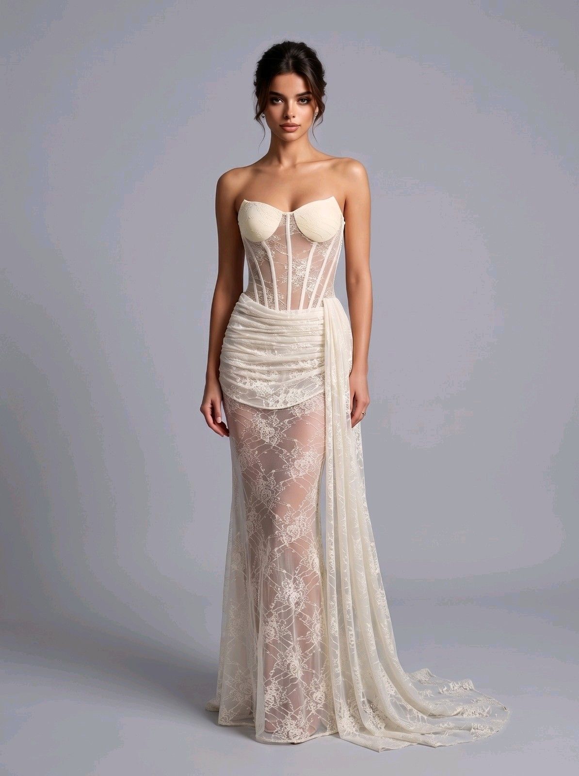 Mermaid Corset Maxi Dress