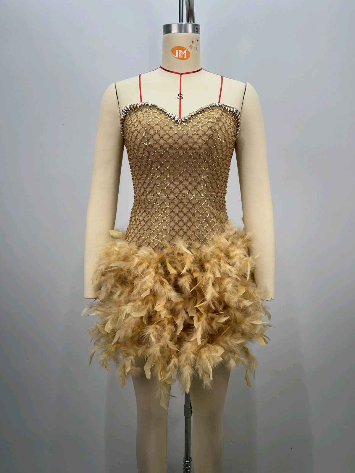 Fitted Mini Dress with Sweetheart Neckline