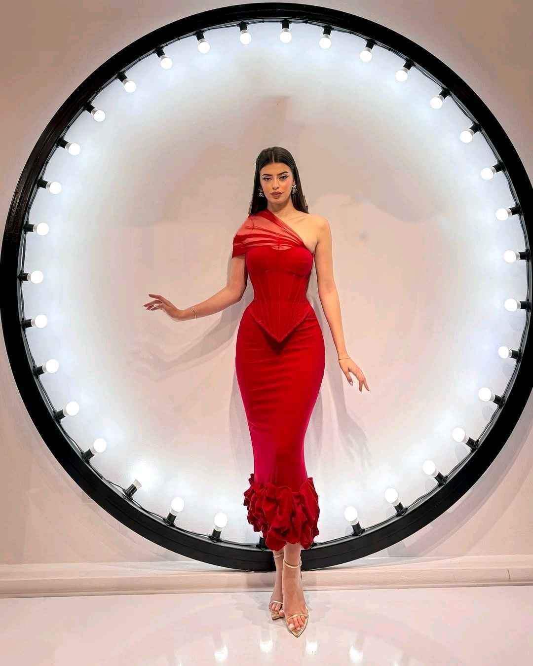 One-Shoulder Pencil Dress