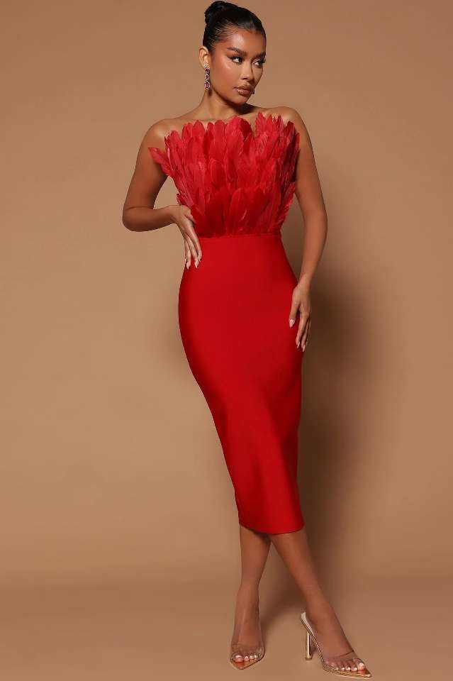 Strapless Pencil Dress