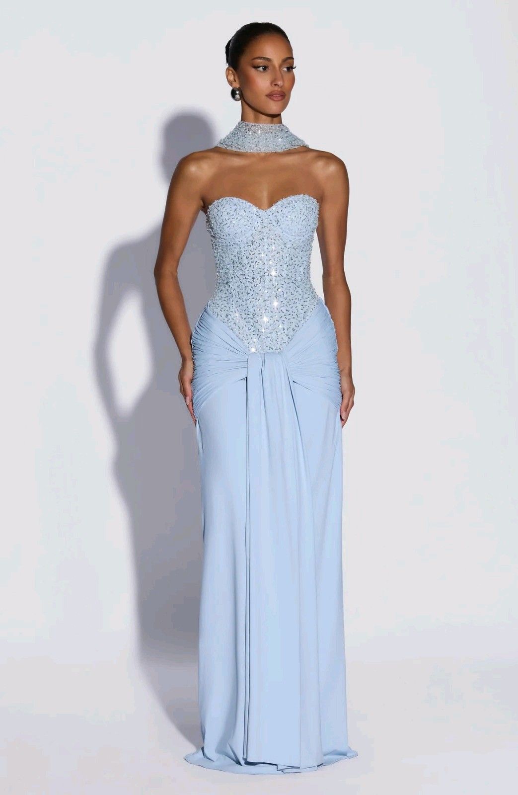 Mermaid Maxi Dress with Corset