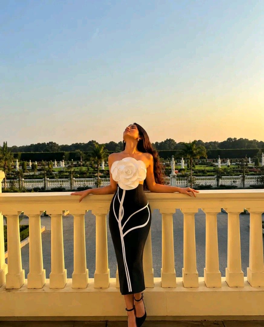 Midi Off-Shoulder Pencil Dress