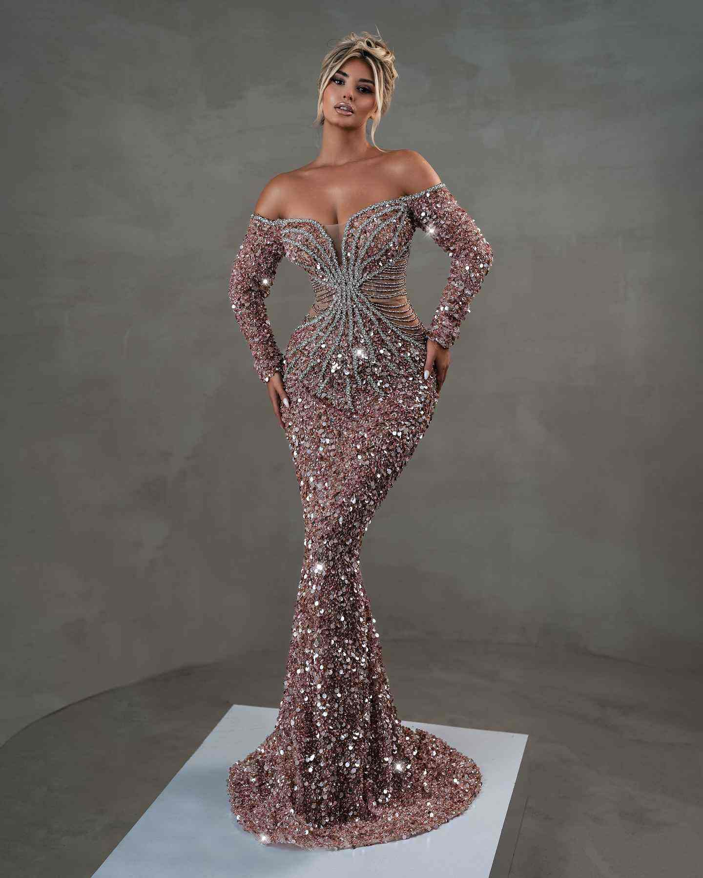 Off-Shoulder Mermaid Dress