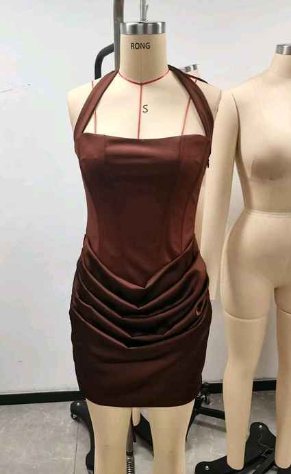 Form‑fitting Ruched Mini Dress
