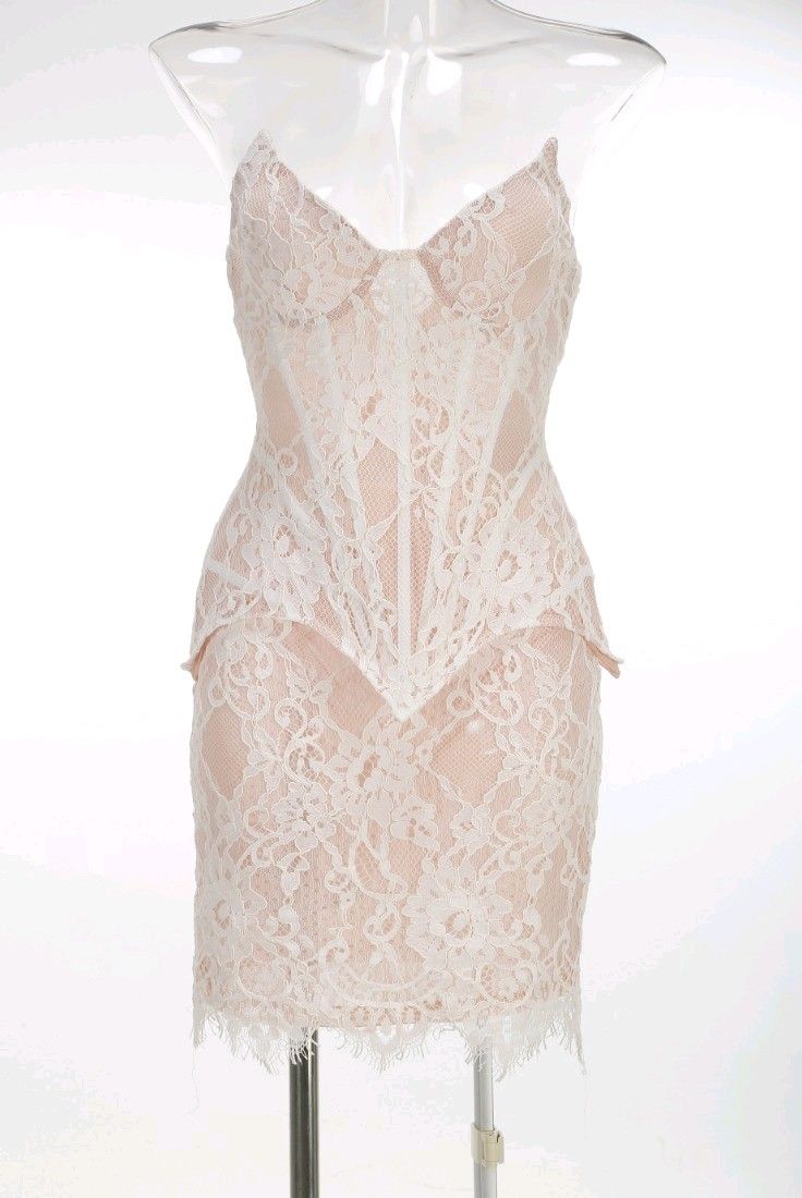 Lace Corset Mini Dress