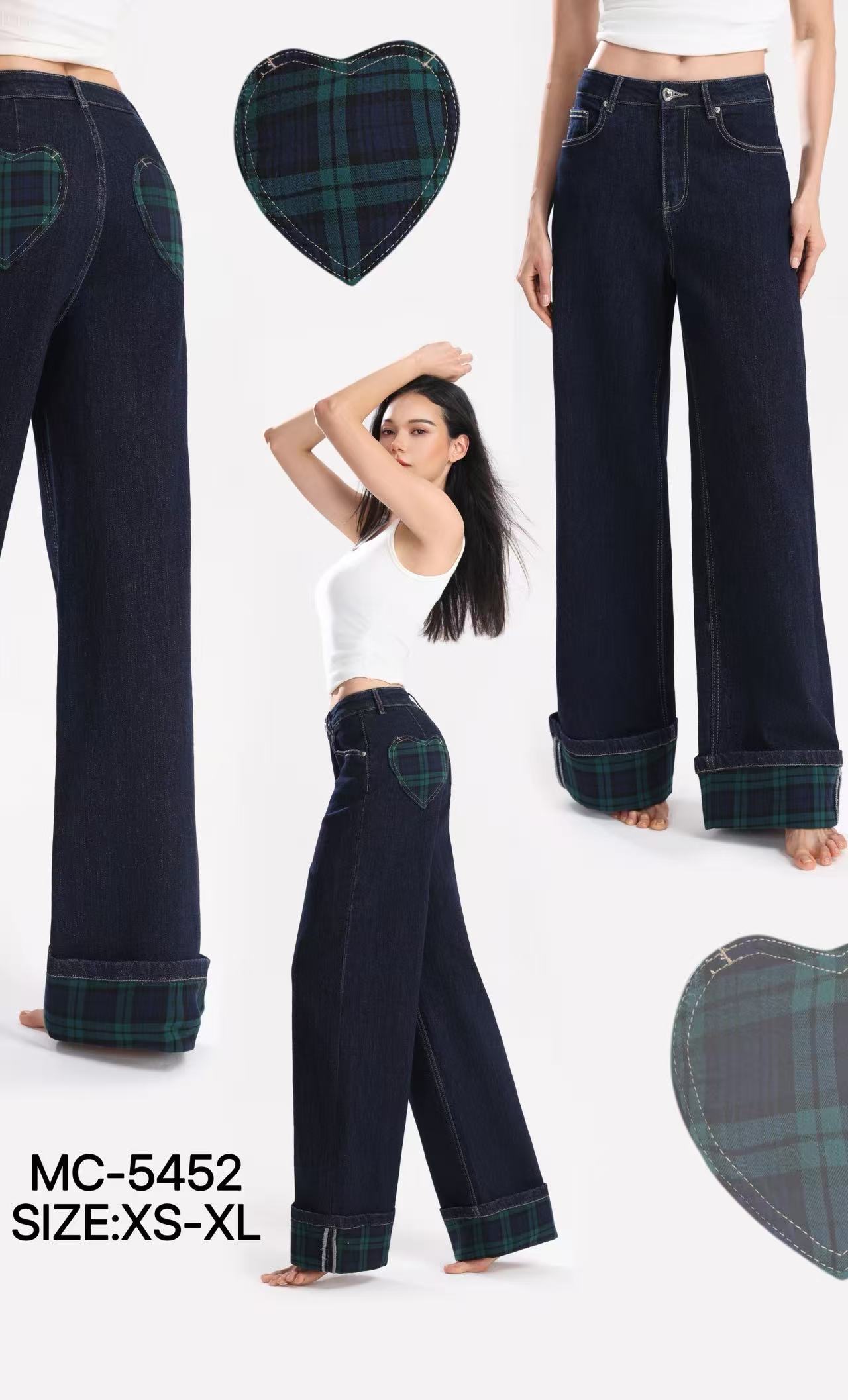 High-Waist Wide-Leg Jeans