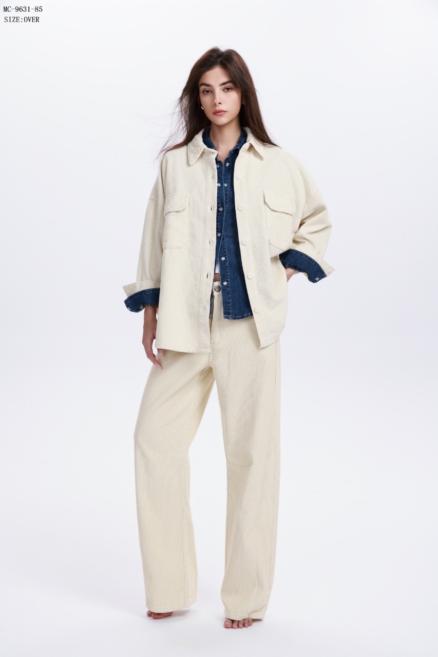 Oversized Corduroy Shirt