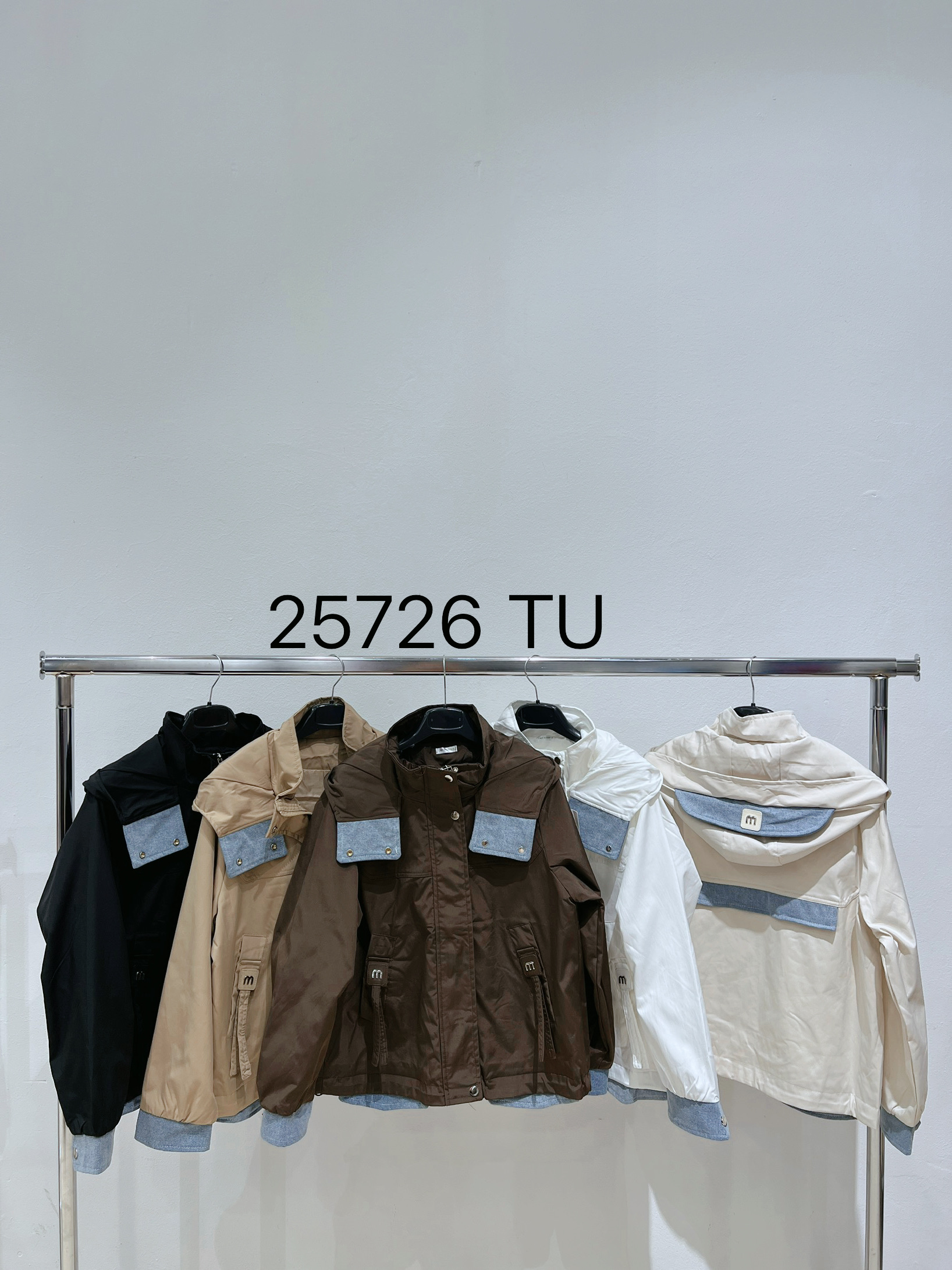 Regular Jacket with Stand Collar
