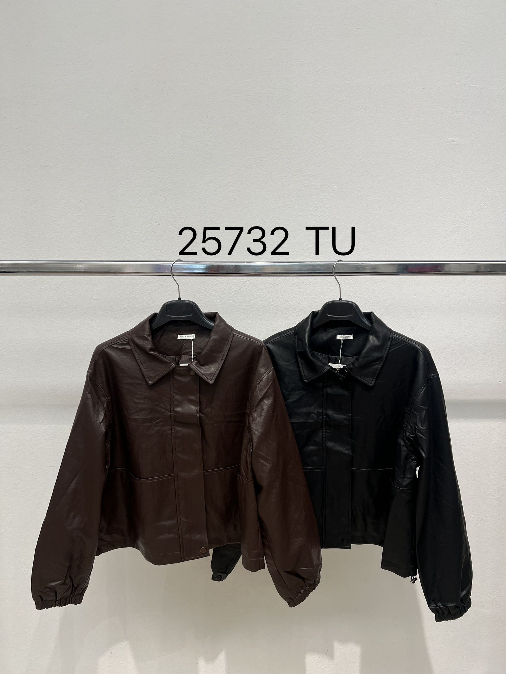 Cropped Collar Jacket