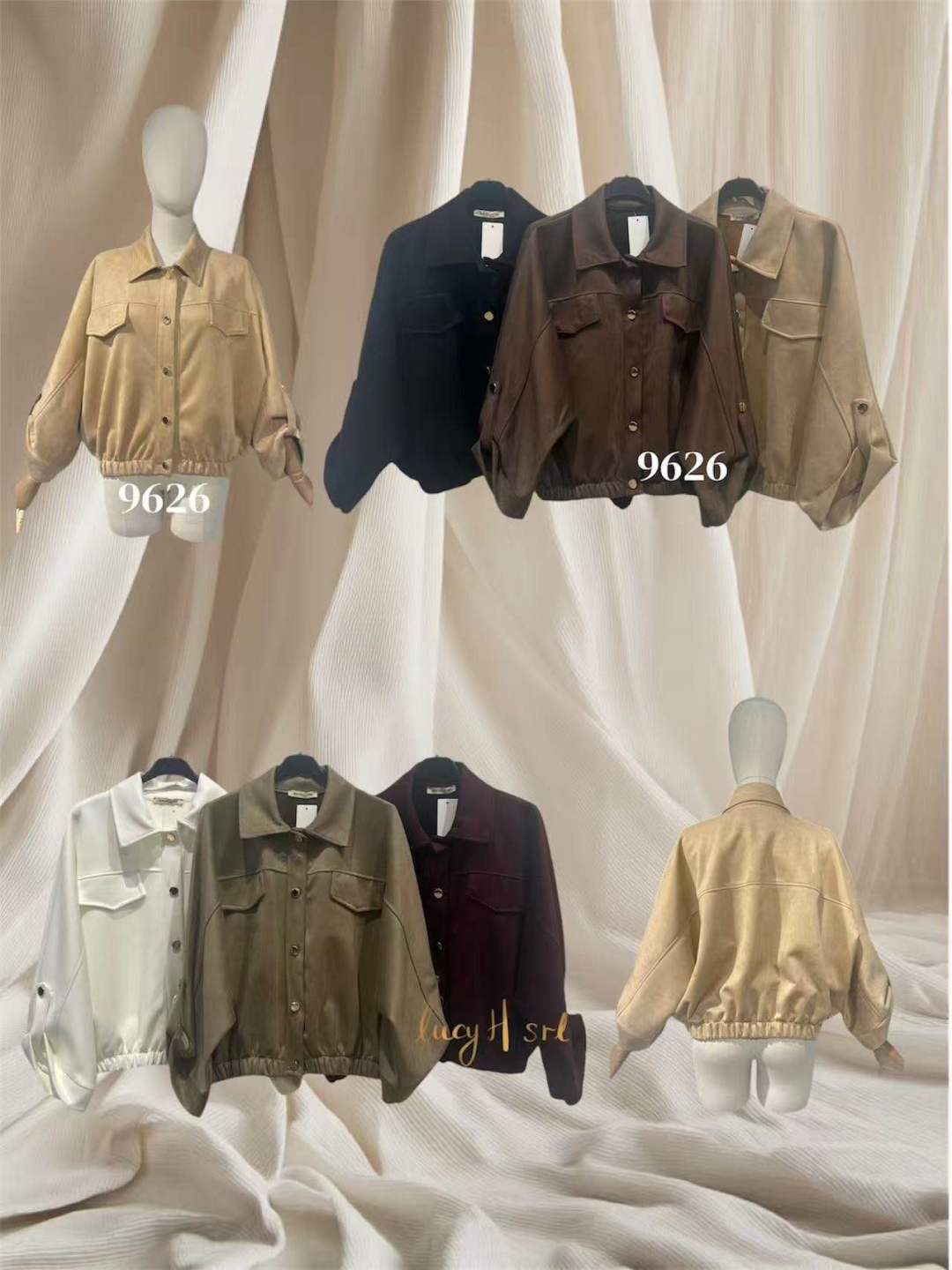 Shirt Jacket with Elastic Waist