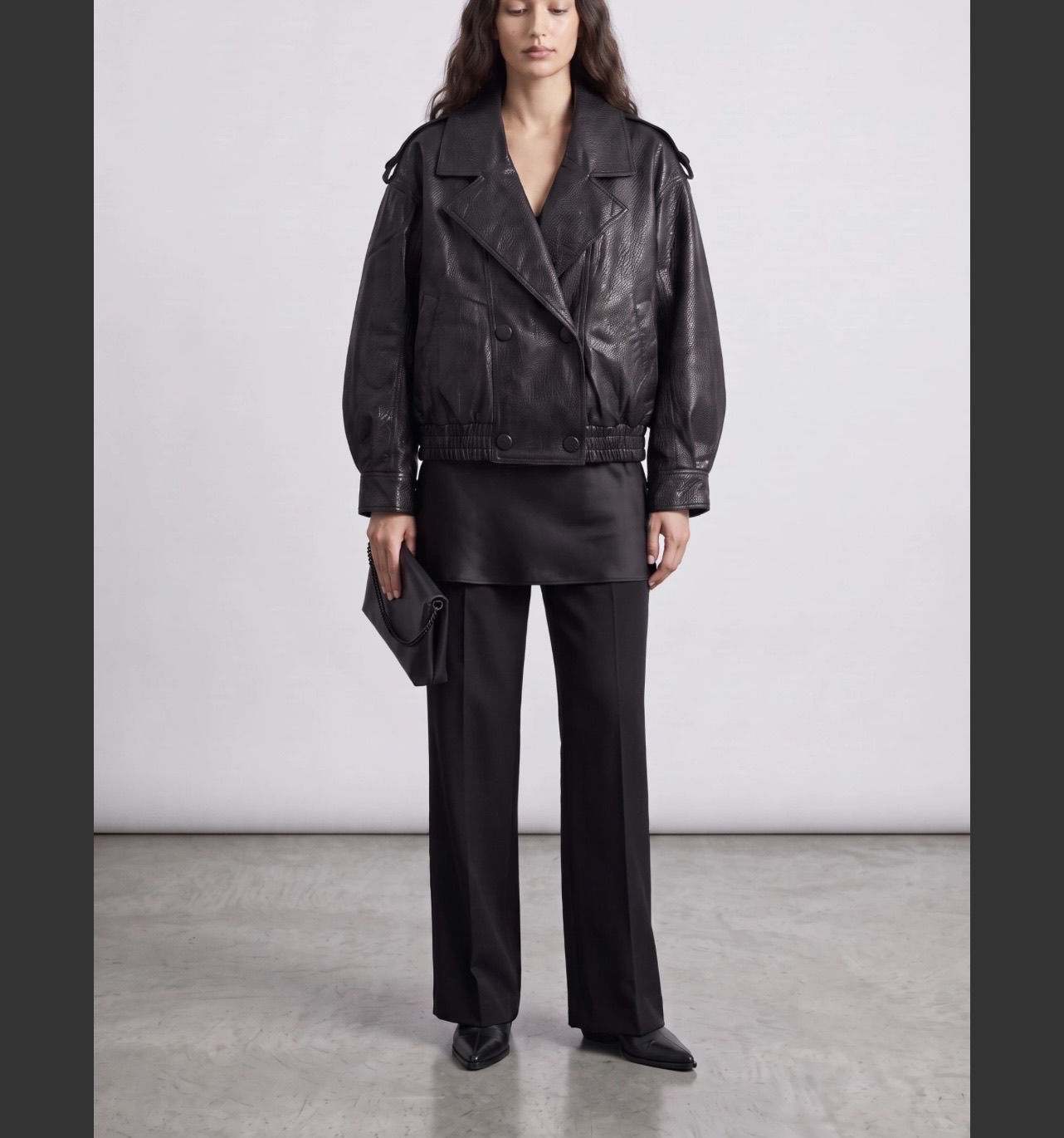 Oversized Jacket with Collar