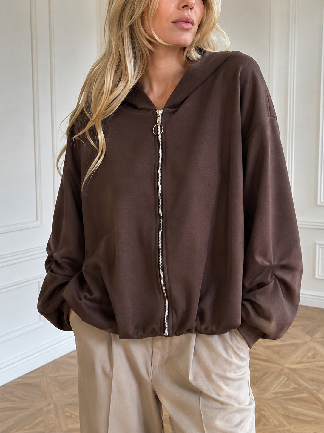 Oversize Hooded Sweatshirt