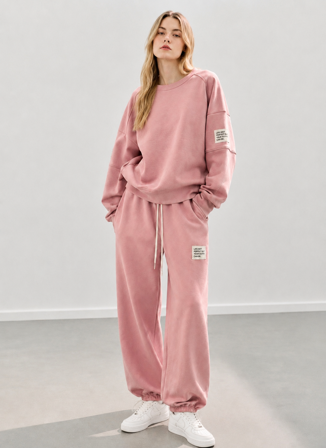 Relaxed Raglan Tracksuit Set