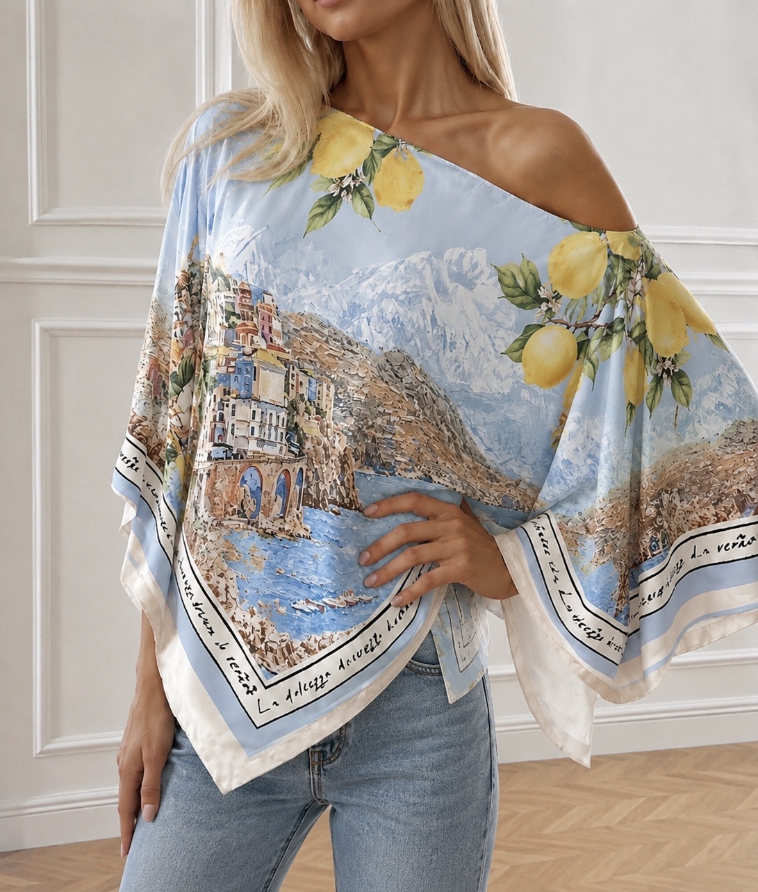 One-Shoulder Relaxed Top