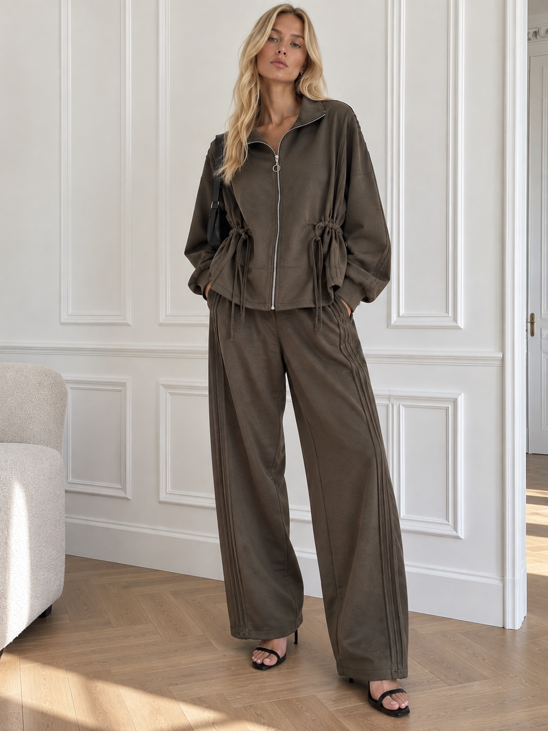 Relaxed Two-Piece Set with Pockets