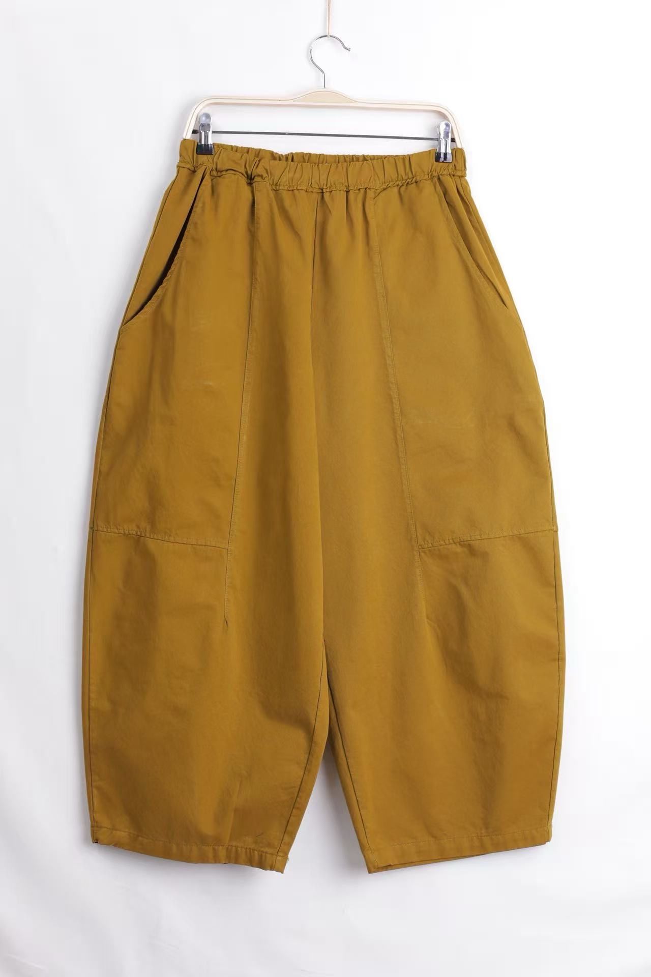 High‑Waist Balloon Trousers