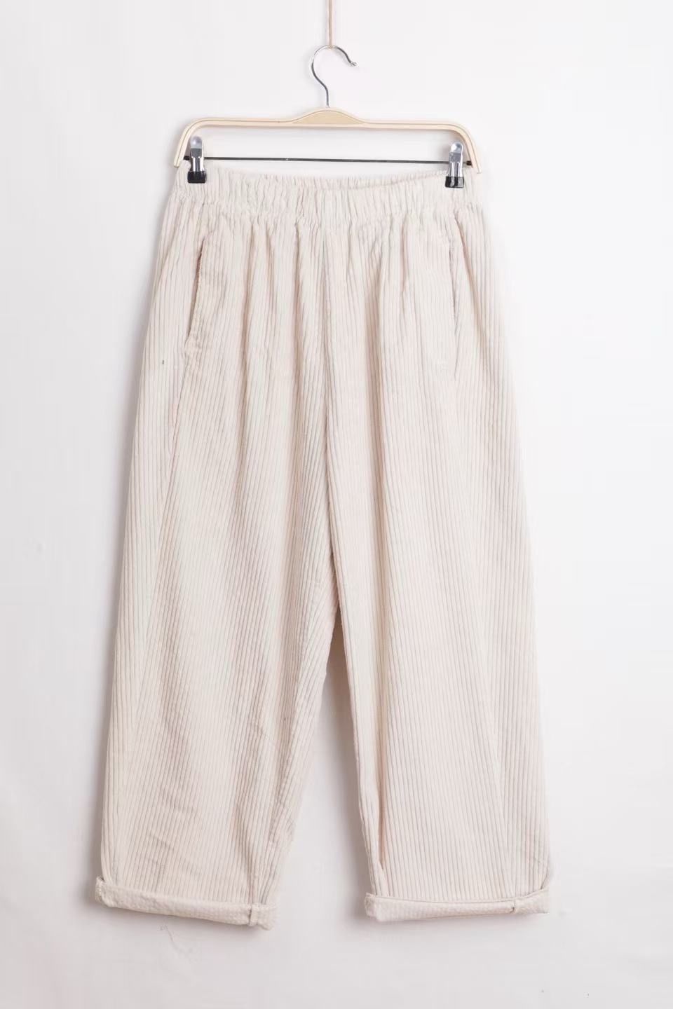 Relaxed Corduroy Trousers